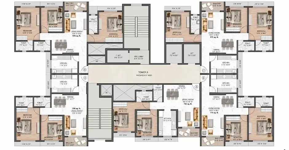 Supremus Floor Plan
