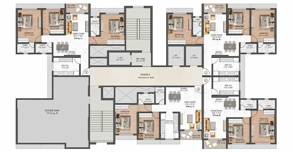 Shelar Kalyan West Floor Plan